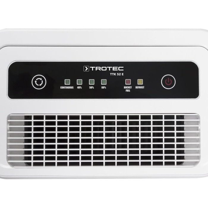 Осушувач повітря TROTEC TTK 52 E, електричний, 16 л/доба, для приміщень до 31 м², авто-вимкнення, для квартири та спальні