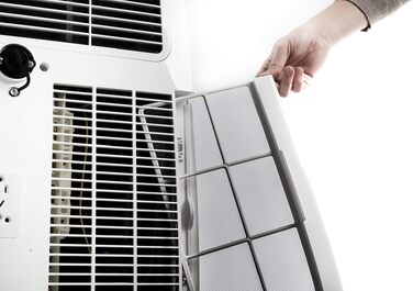 Олімпія Сплендід Dolceclima 8 WWB: Портативний кондиціонер з функцією охолодження, осушення та вентиляції (2.1 кВт, 16000 BTU, Клас A, Air Pro)