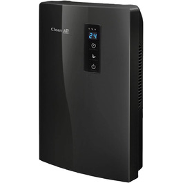 Осушувач та очищувач повітря Clean Air Optima CA-703 з іонізатором і UV-LED лампою, продуктивність до 0,7 л/день, для приміщень до 10 м², чорний