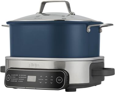 Мультиварка Ninja Foodi PossibleCooker 6 л, 8-в-1, повільна плита, рисоварка, MC1101EU, нічний синій
