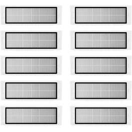 Комплект з 10 HEPA-фільтрів для пилососів Xiaomi Roborock S6, S5 Max, S6 Pure, S6 MaxV, S60, S65, S5, S50, S55, E25, E35 — аксесуари та змінні фільтри для роботів-пилососів
