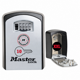 Сейф для ключів Master Lock Extra Large (XL) з настінним кріпленням для вулиці, металевий ключбокс (14.6 x 10.6 x 5.3 см)