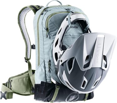 Жіночий велосипедний рюкзак Deuter Attack 14 SL із захистом, 14 л, зелений/хакі