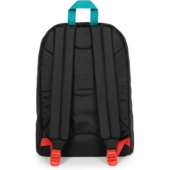 Рюкзак EASTPAK Out of Office 27 л, 44 см, Контраст Аква-Червоний