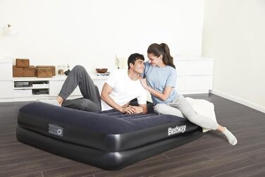 Надувний матрац Bestway Aeroluxe з вбудованим електричним насосом, Queensize 203x152x46 см