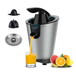 Цитрусовижималка електрична Cecotec EssentialVita PowerFresh 1000 Inox - 1000 Вт, нержавіючий фільтр, конуси, система запобігання краплин, легке очищення