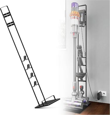 Стійка для пилососа Filterlux для Dyson Gen5, V15s, V15, V12 Slim, V11, V10, V8, V7 – міцний тримач для акумуляторного пилососа, органайзер для аксесуарів, без свердління