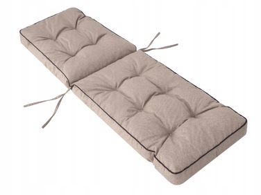 Шезлонг PillowPrim сталевий, бежевий