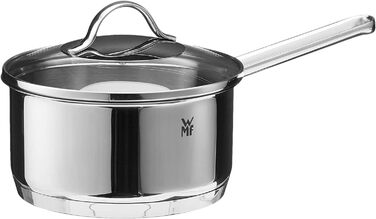 Каструля WMF Provence Plus 16 см з кришкою, 1,4 л, для індукції, нержавіюча сталь, без покриття, підходить для духовки