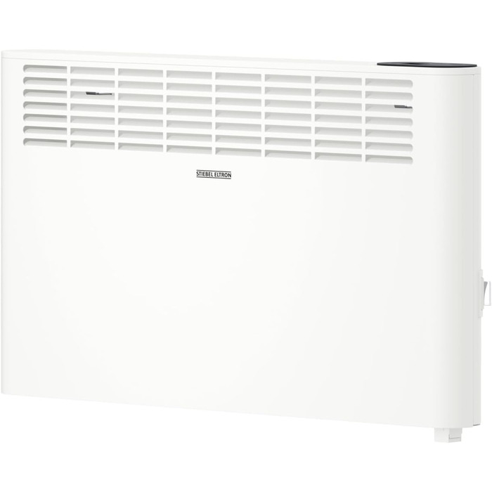 Електричний конвектор STIEBEL ELTRON CNS 2000 Plus LCD, 2 кВт, для 25 м², білий, енергозберігаючий, металевий корпус, LCD-дисплей, тижневий таймер, TÜV сертифікат