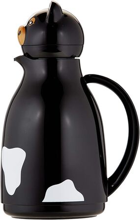 Термос-графін Helios Thermo-Cow, пластик, 1 л, чорний