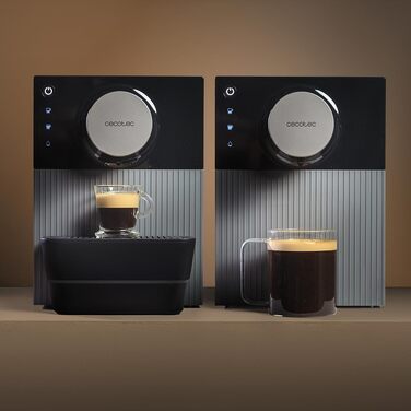 Компактна автоматична кавомашина Cecotec Cremmaet Cube Red, 1350 Вт, 19 бар, з сенсорним керуванням та системою попереднього змочування