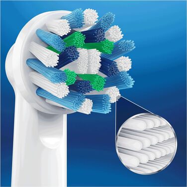 Набір змінних насадок для електричної зубної щітки Oral-B CrossAction, 10 шт (8+2), модель 2014