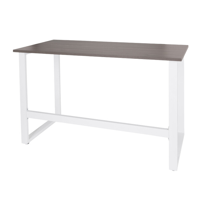 Письмовий стіл / Комп'ютерний стіл WORKSPACE LIGHT I 120 x 60 см, сірий / білий, hjh OFFICE
