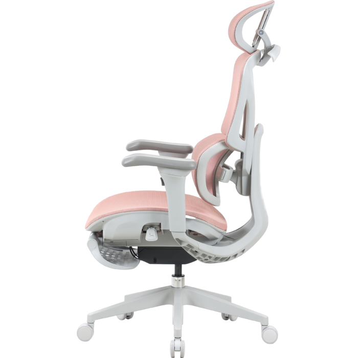 Крісло офісне OfficePro Elite OC950GLP Gray/Light Pink