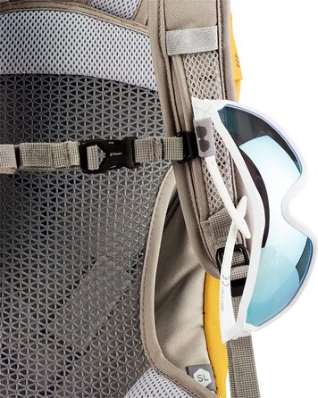 Жіночий туристичний рюкзак Deuter AC Lite 22 SL, 22 л, жовтий-карі з червоним