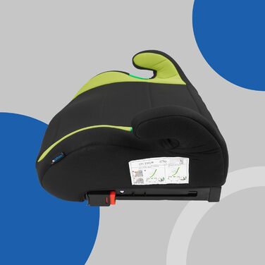 Автокрісло-бустер PETEX Max Plus з Isofix, i-Size ECE R129, для дітей 7-12 років, зріст 125-150 см, зелений