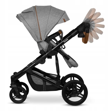 Дитячий візок 2в1 Lionelo LO-MARI TOUR 2IN1, колір Grey Stone