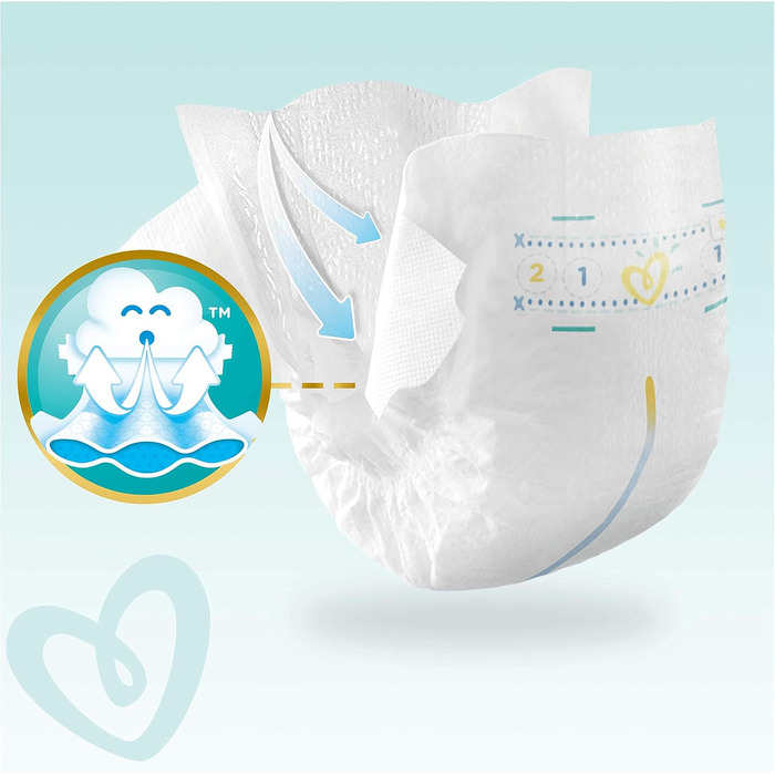 Підгузки Pampers Premium Protection New Baby для новонароджених, розмір 1, 72 шт