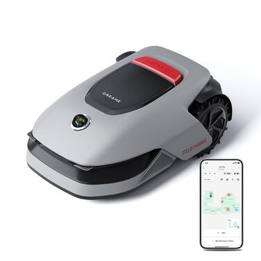 Робот-газонокосар Dreame A1 Pro без дроту, LiDAR 360°, 2000 м², керування через додаток, OmniSense, розумне уникнення перешкод, 66.5x43.7x26.1 см