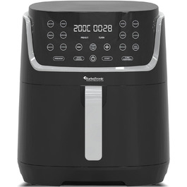 Цифрова аерофритюрниця XL 8 л AF13D, 13 програм, без масла, 80-200°C, чорна