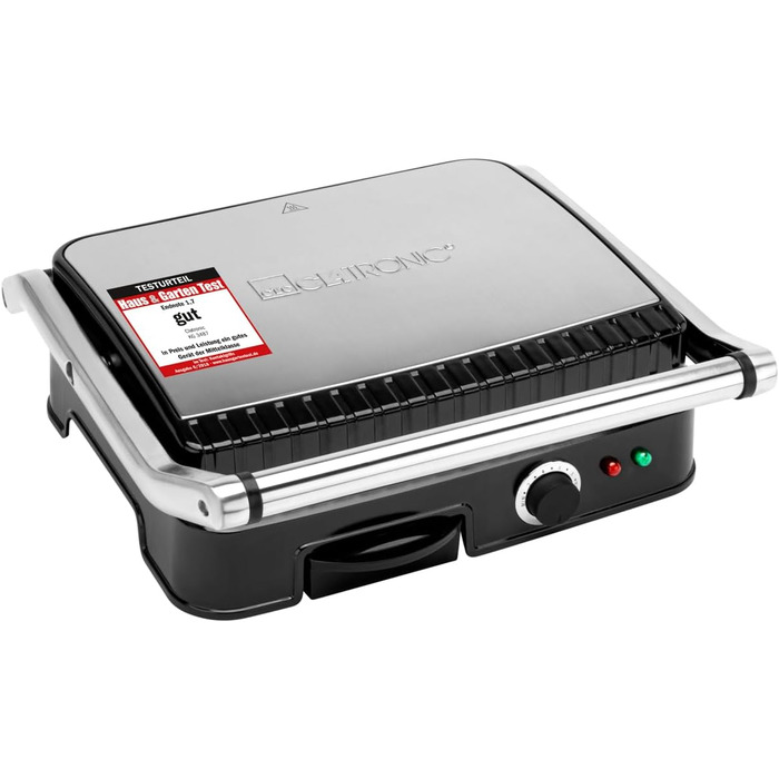 Контактний гриль Clatronic® KG 3487: 2000W, антипригарне покриття, для паніні та тостів