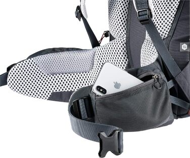 Жіночий туристичний рюкзак Deuter Trail Pro 30 SL, 30 л, червоно-графітовий