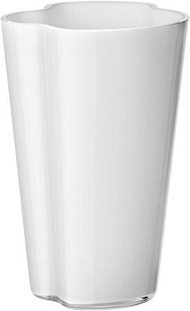 Ваза Iittala Aalto 220 мм біла скляна дизайнерська