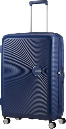 Валіза American Tourister Soundbox Spinner L, розширена, 77 см, 97/110 л, темно-синя (Midnight Navy)