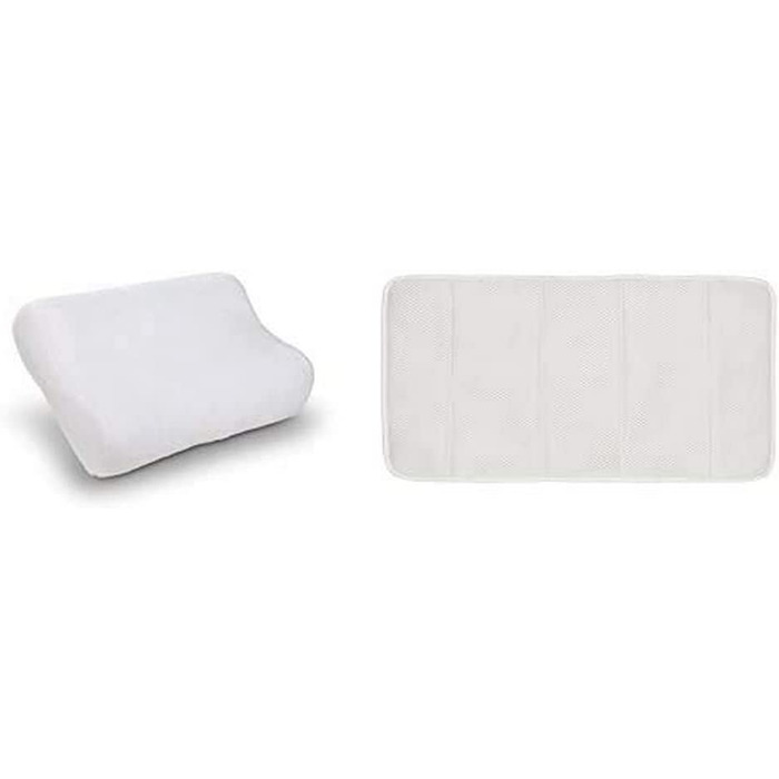 Sealskin Kombi-Set Spa: подушка та килимок для ванни, м'які, легкі у догляді, пральні, білі