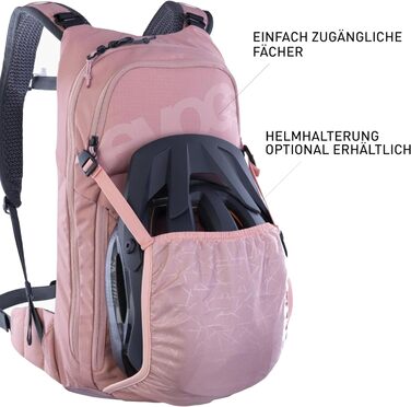 Рюкзак EVOC STAGE 6, 6 л, Dusty Pink, з регульованими лямками BRACE LINK, системою вентиляції AIR FLOW CONTACT, відділенням для інструментів, без гідратора, універсальний розмір