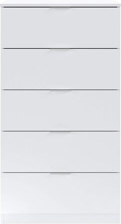 Комод з п'ятьма шухлядами Arctic-білий 60x110x40 см