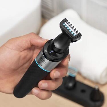 Електрична бритва Cecotec Precisioncare Multigrooming 5-в-1: 70 хв, сталеві леза, IPX6 водонепроникна, для дому та подорожей