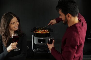 Аерофритюрниця Lauben Glass&Grill 3в1 5500BG, 5,5 л, скляний кошик, 6 програм, гриль і сковорода