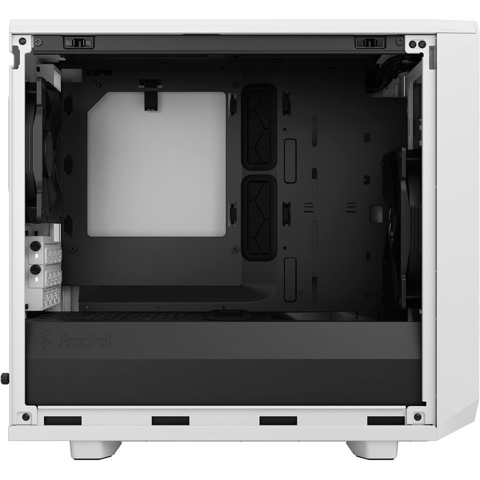 Корпус Fractal Design Meshify 2 Nano White TG Clear Tint, білий, скляна панель, компактний, для ігрових ПК