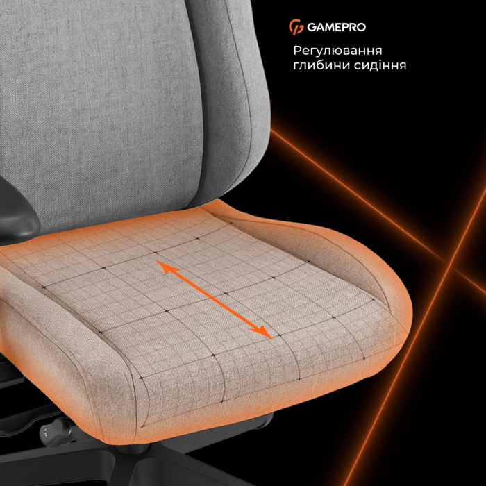 Крісло ігрове GamePro GC925G Gray