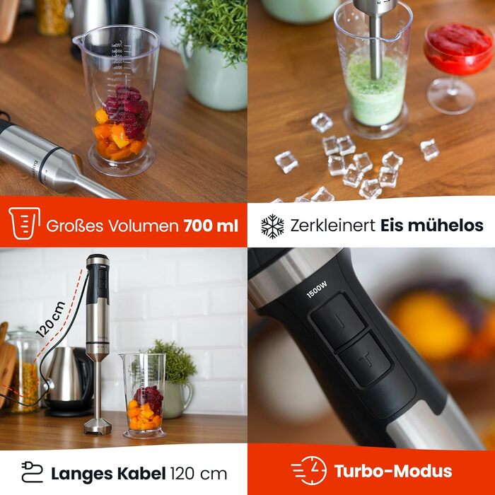 Блендер для смузі Philips Blend & Go 500W, 600 мл, сріблястий - професійний блендер для коктейлів та протеїнових напоїв з нержавіючими лезами