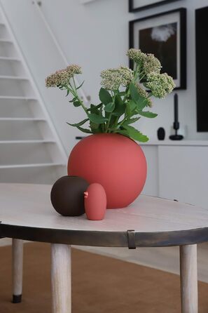 Ваза Cooee Design Ball з порцеляни, 10 см, чорна (HI-028-02-BK) - ручна робота
