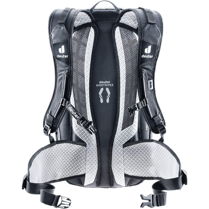 Рюкзак Deuter Flyt 20 з протектором для велосипедистів, графітово-чорний, 20 л, довгий