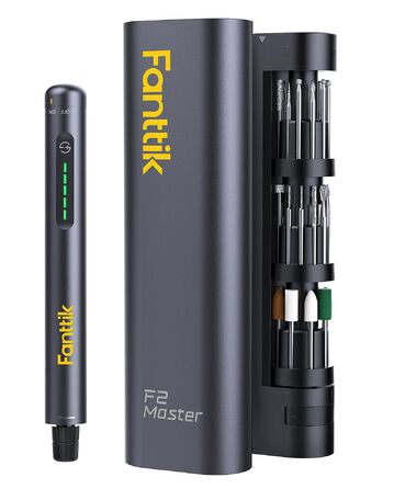 Fanttik F2 Master Mini Мультитул Акумуляторний: Полірування, 3D-друк, Свердління, Гравіювання - 35 насадок, 5 швидкостей, NeoPulse мотор