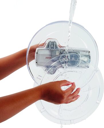 Сушарка для салату Zyliss Swift Dry, 6 л, пластикова, біла, з чашею, технологія Aquavent