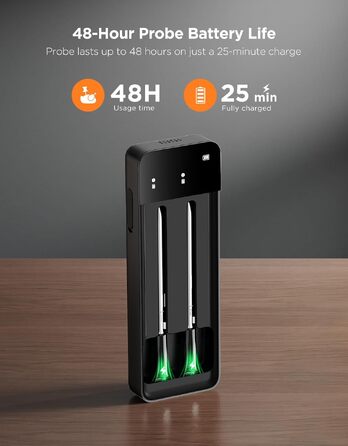 Бездротовий термометр для м'яса GoveeLife Bluetooth/Wi-Fi для гриля, духовки та BBQ, водонепроникний IP68, висока точність ±1.8℉