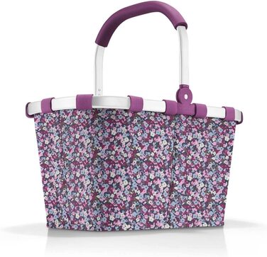Reisenthel Carrybag Viola Mauve – Міцний кошик для покупок з великим об'ємом, водонепроникний, з внутрішньою кишенею, елегантний дизайн