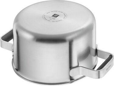 Набір посуду ZWILLING PURE, 5 предметів, з нержавіючої сталі 18/10, керамічне покриття, Stay-Cool ручки, придатний для миття в посудомийній машині (срібний)