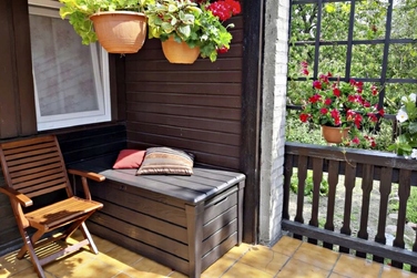 Садова скриня Keter BRIGHTWOOD STORAGE BOX 455 л, коричнева