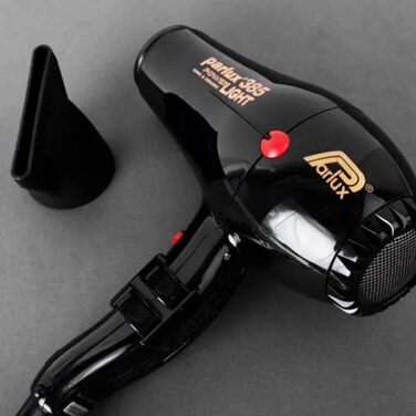 Фен Parlux Powerlight Black для волосся, чорний, професійний