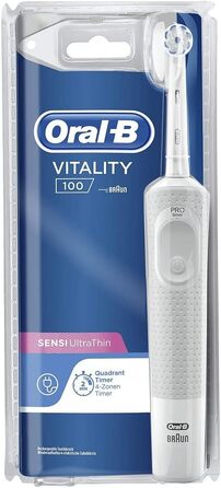 Електрична зубна щітка Oral-B Vitality 100 Sensi Ultrathin, акумуляторна