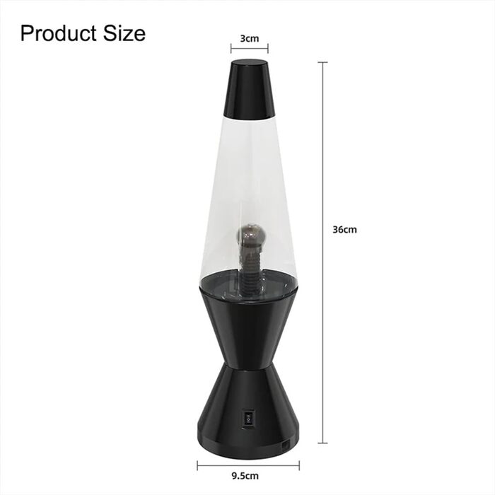 Сенсорна смарт-лампа Плазма Lava Night Light для декору дому та Різдва, 35.6 см