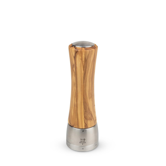 Перо Жіноче Peugeot Pfeffermühle Madras 21 см, сталеве жорно, регулювання ступеня помолу u'Select, оливкове дерево, натуральне