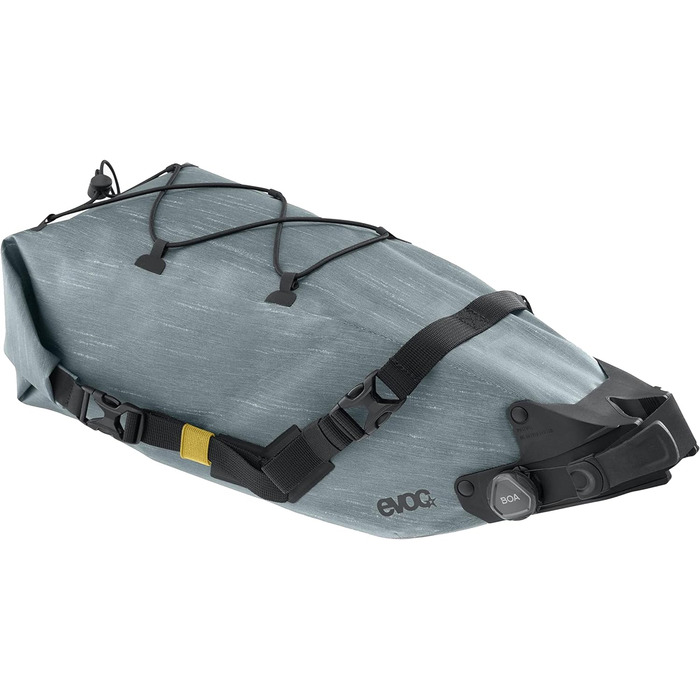 Велосипедна підсідельна сумка EVOC SEAT PACK BOA WP 8, водонепроникна, 8 л, сталева, легкий аксесуар для велосипеда